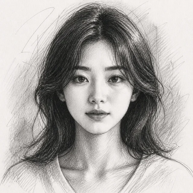 铅笔素描风格示例